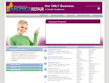 Tablet Screenshot of handpiecerepair.com